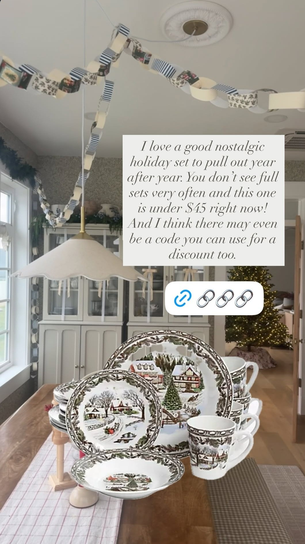 I Love this nostalgic look of this Christmas set! It's one you could pull out year after year!  

 #LTKHoliday #LTKfoodie #LTKSeasonal