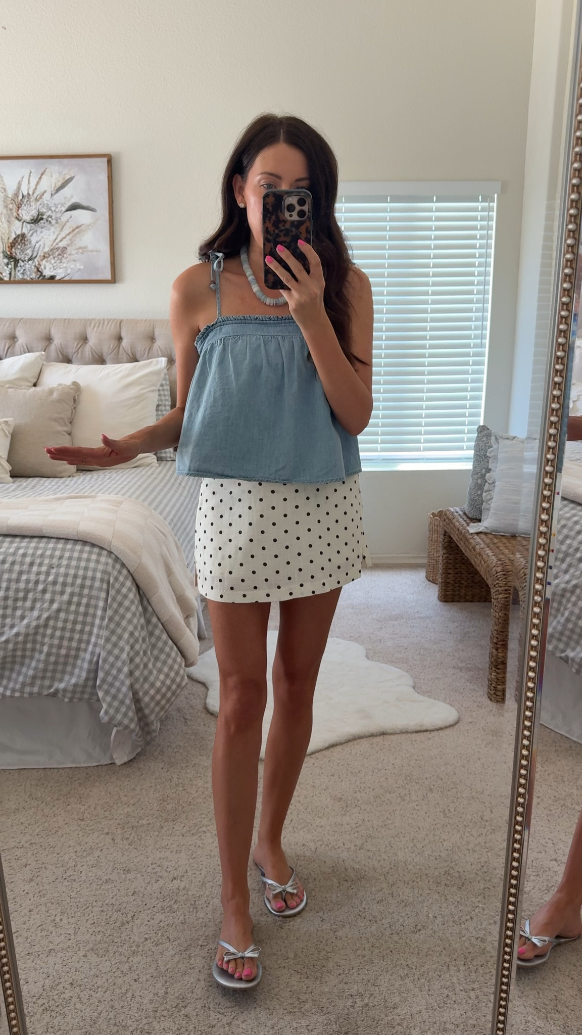 Medium top
Small skort
Summer outfit idea!

#LTKSeasonal #LTKstorytime #LTKootd