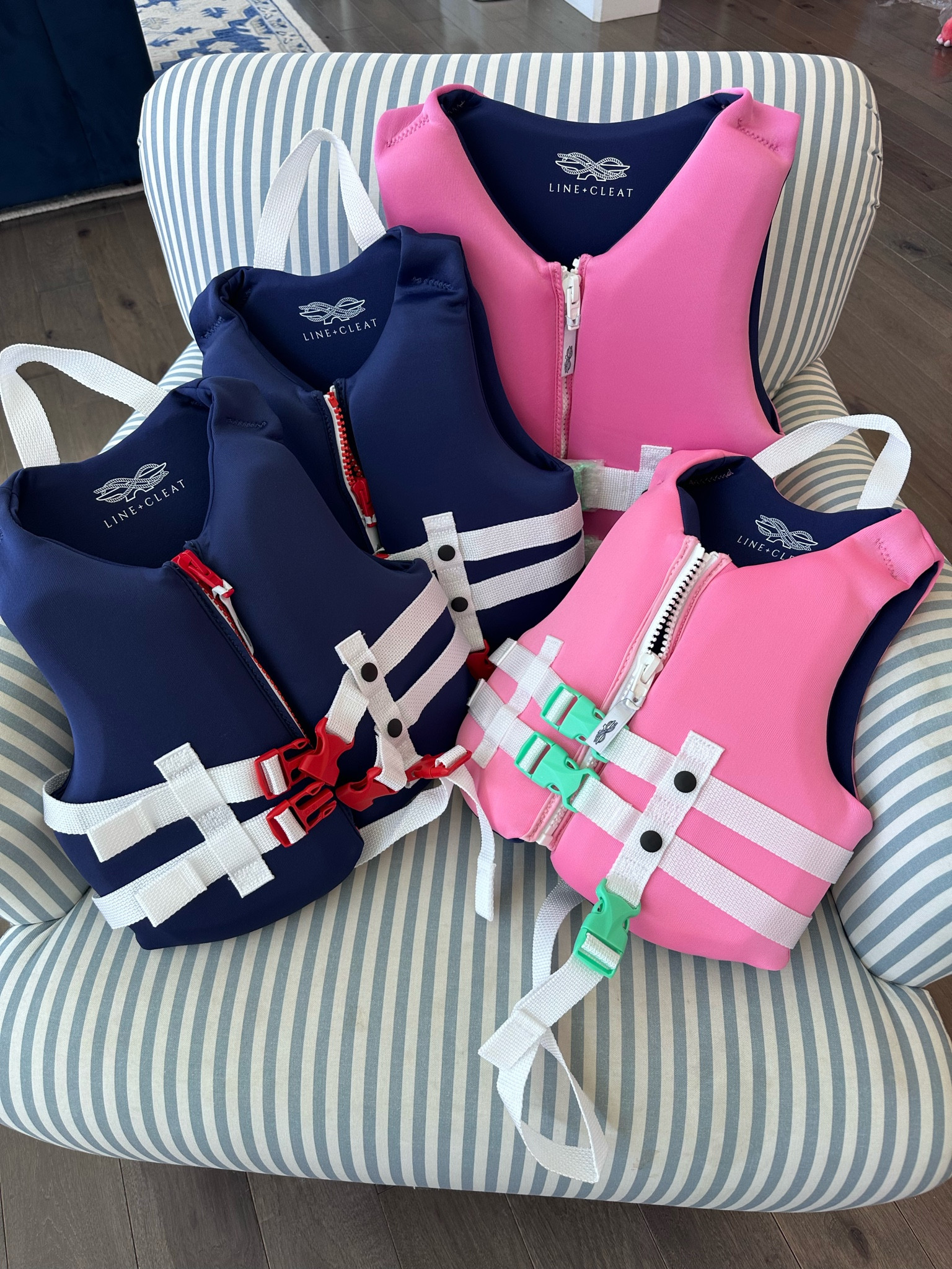 Line + Cleat Life jackets