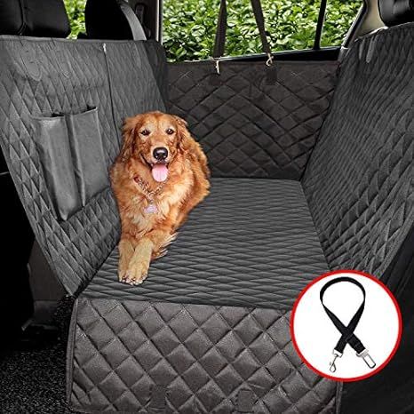 Vailge 100% Waterproof Dog Car Seat Covers, Dog Seat Cover with Side Flaps, Pet Seat Cover for Ba... | Amazon (US)