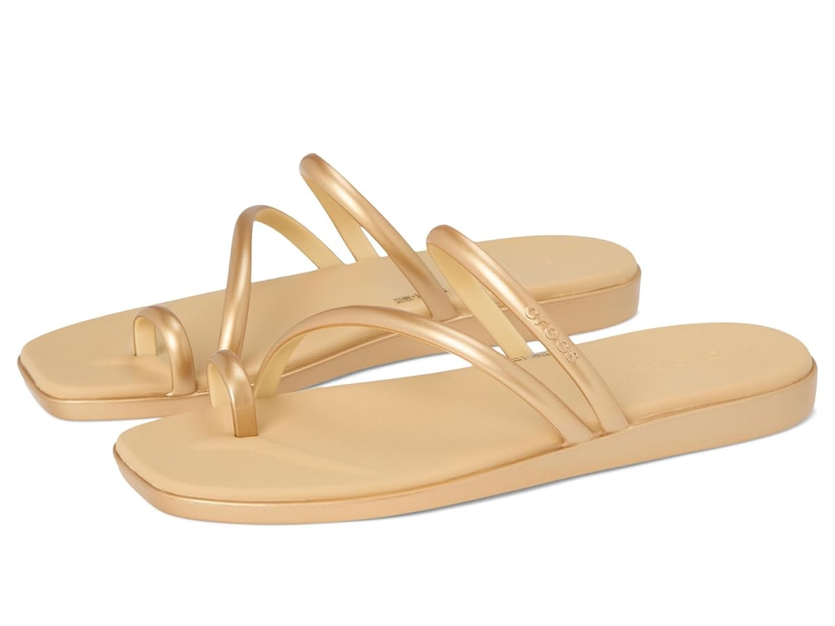 Crocs Women's Miami Toe Loop Sandal Flat | Amazon (US)