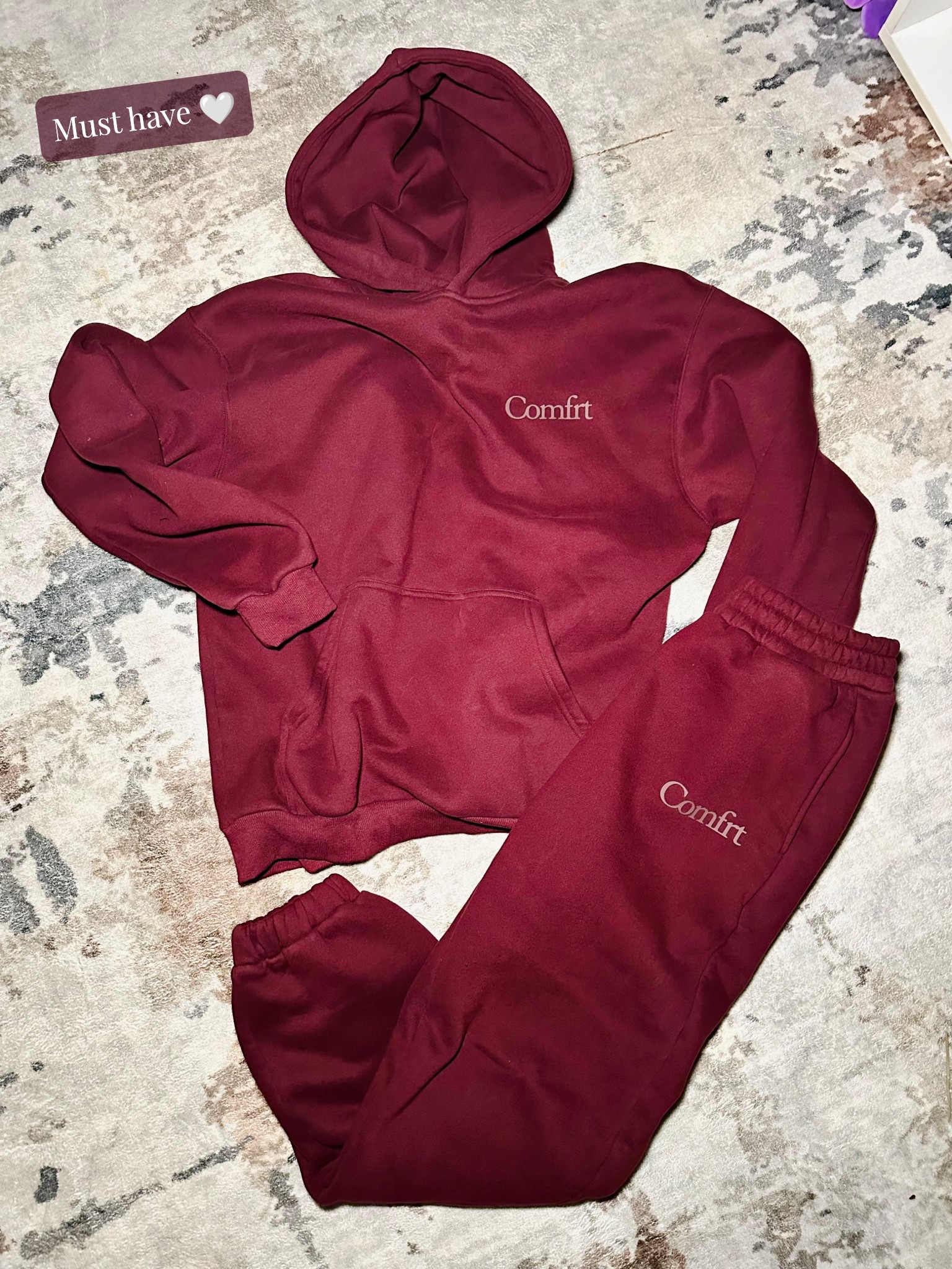 This is my 2nd set of Comfrt. Once you own one set, it’s impossible to not get another! Hands down the coziest hoodie & sweatpants I’ve ever owned! 

#LTKootd #LTKmomlife
