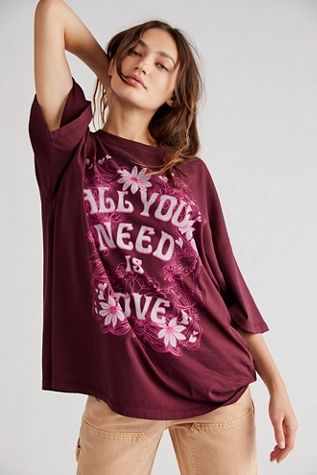 All You Need Is Love One Size Tee | Free People (Global - UK&FR Excluded)
