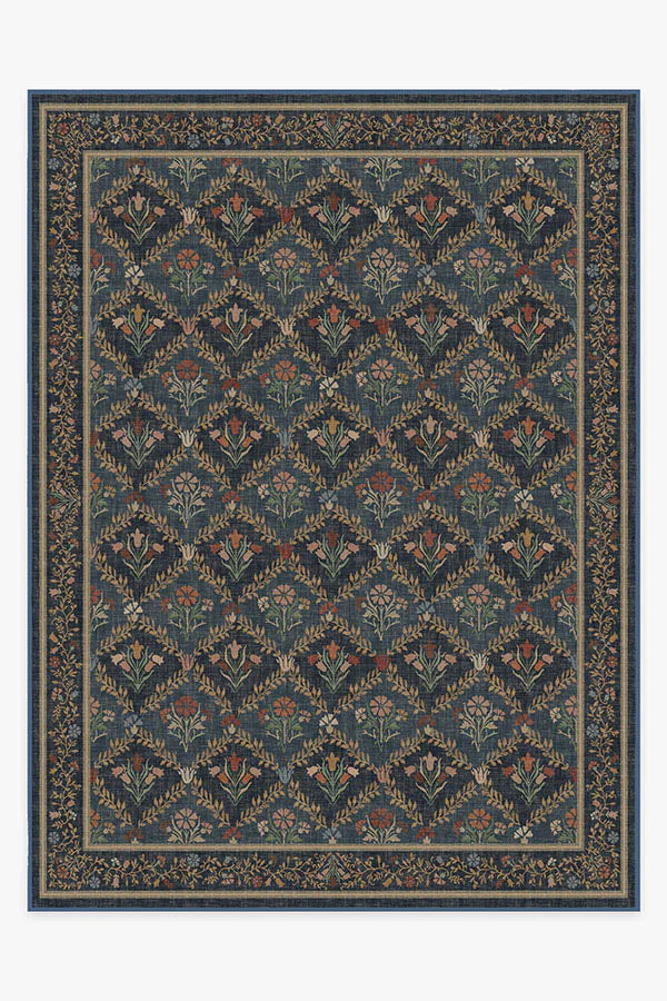 Bellflowers Blue Rug | Ruggable