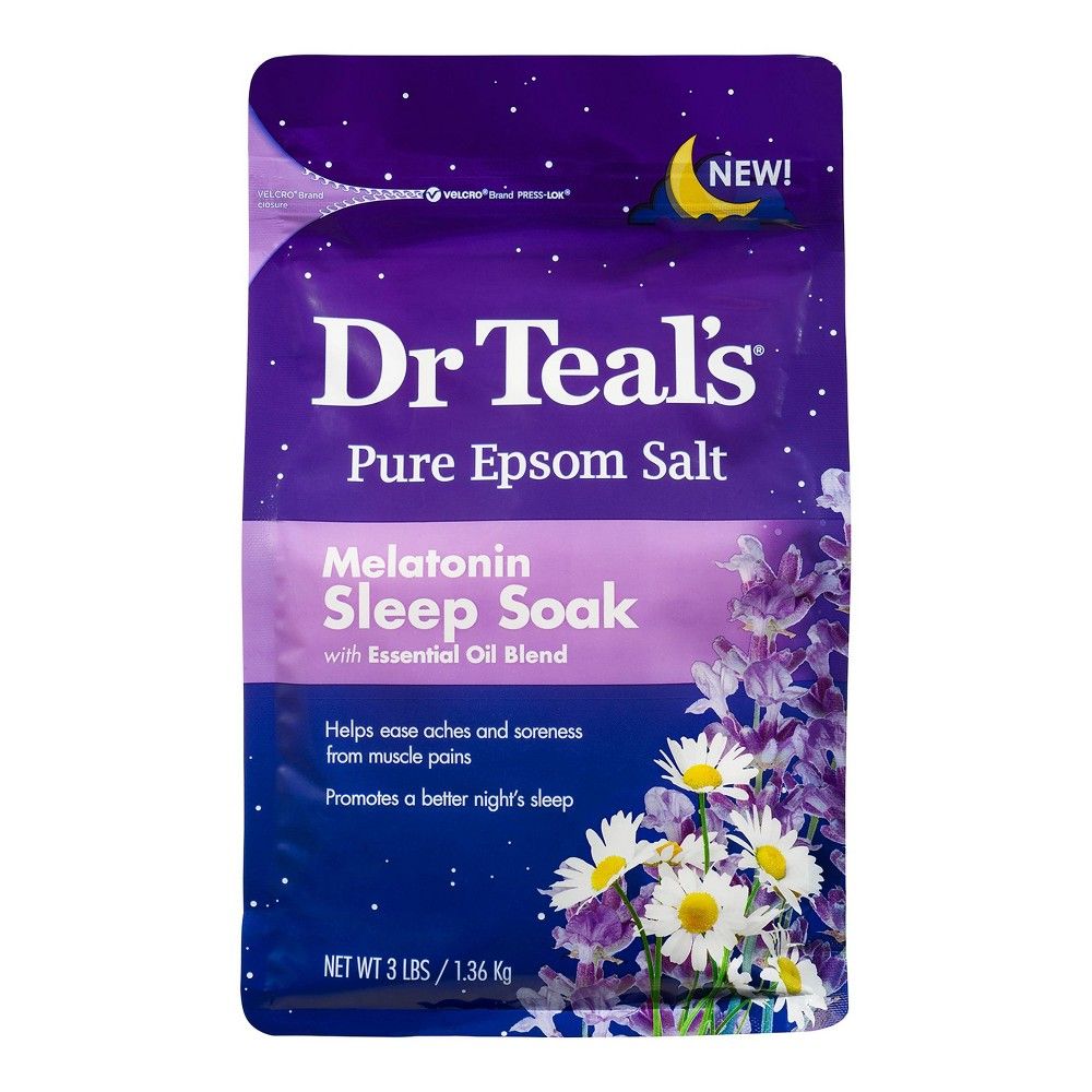 Dr Teal's Melatonin Sleep Epsom Bath Soaks - 48oz | Target