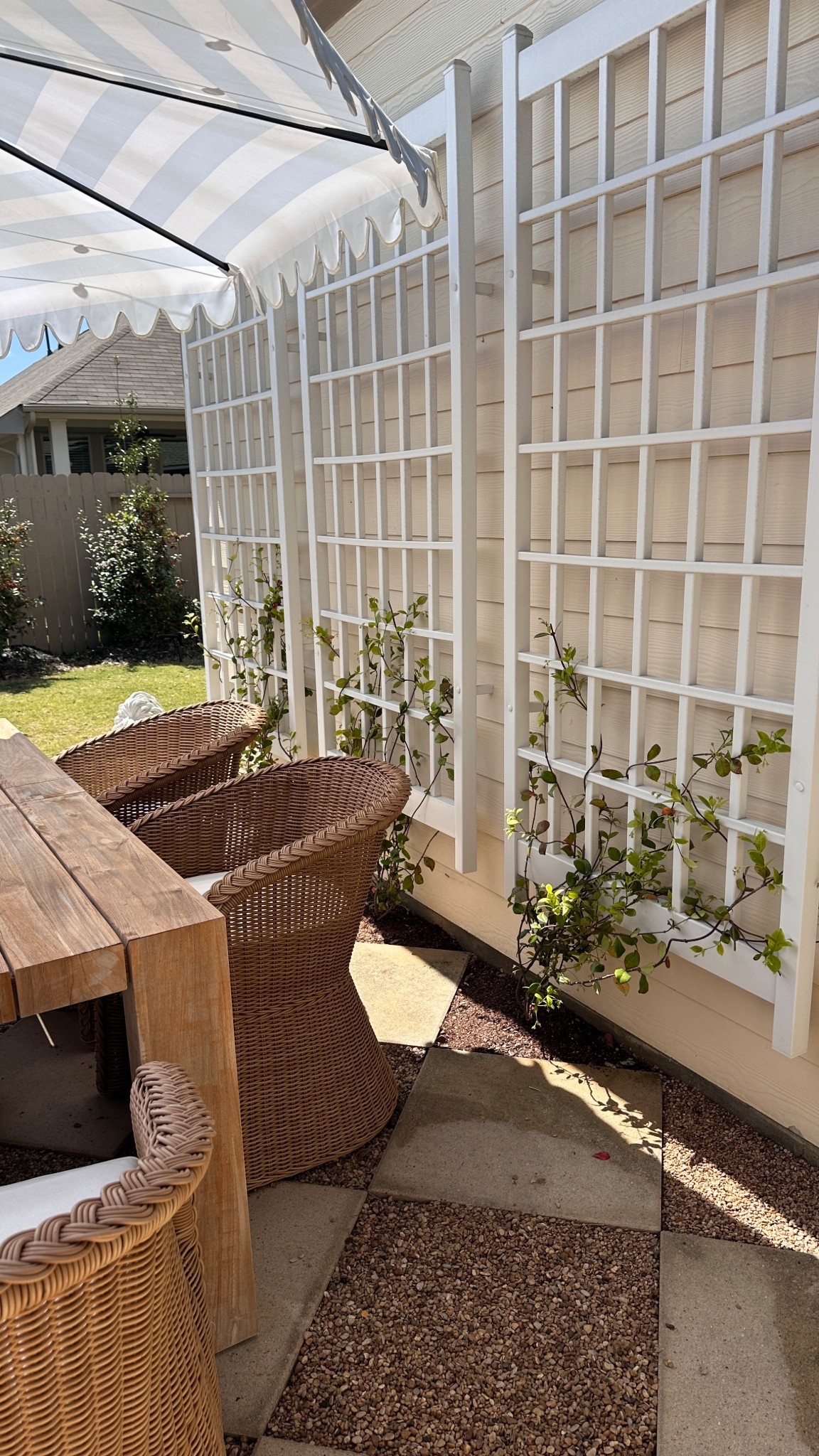 These wall mounted trellises are one of my fave parts of the backyard! 

European garden | outdoor trellis | jasmine 

#LTKHome