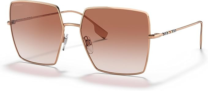 BURBERRY Sunglasses BE 3133 133713 Daphne Rose Gold Gradient Pink | Amazon (US)