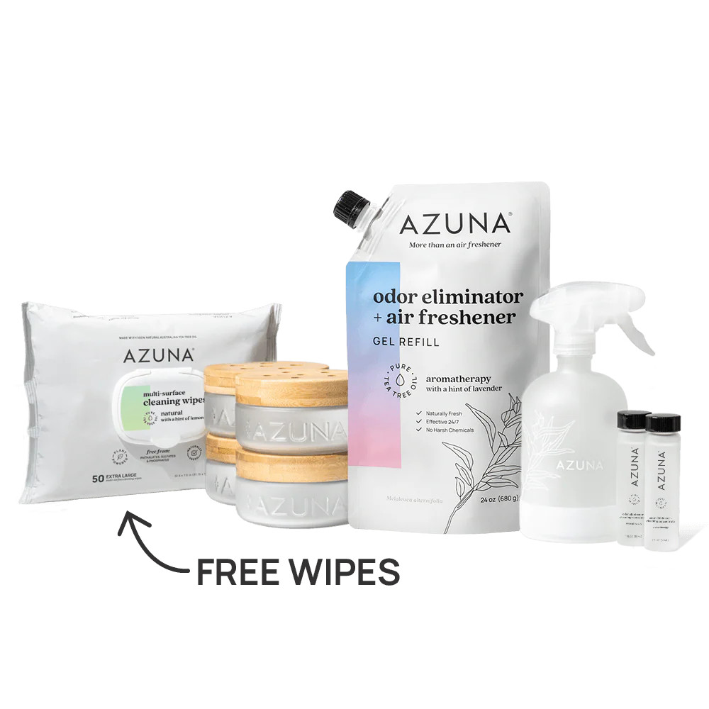 Luxe Glass Premium Odor Eliminator 4 Room Kit | Azuna
