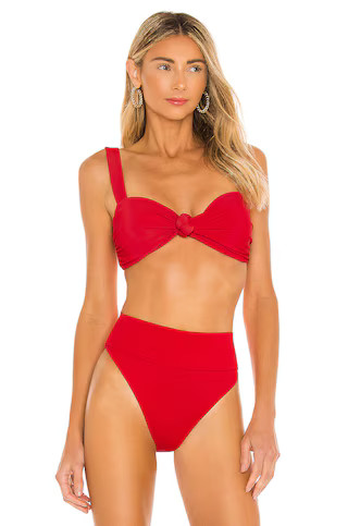 BEACH RIOT Sophia Bikini Top in Red from Revolve.com | Revolve Clothing (Global)
