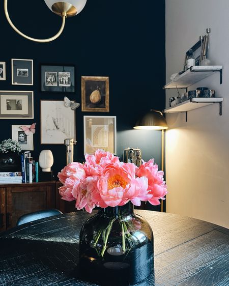 It’s peony season! Here’s a look at my dining room with these gorgeous peonies from the grocery store. Vase is old H&M. 

#LTKFindsUnder100 #LTKSaleAlert #LTKHome