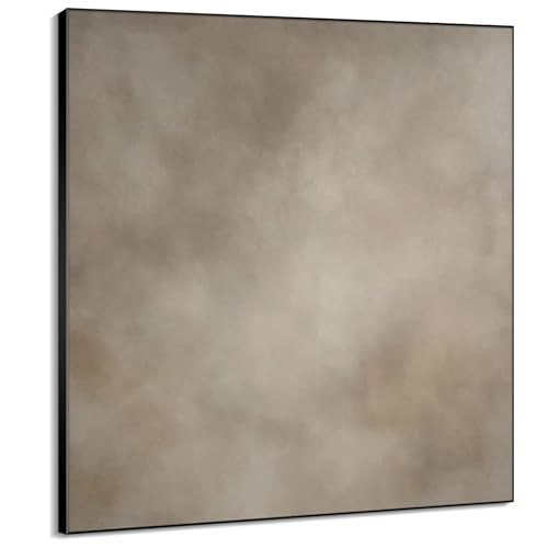 46"x46" XL Framed Wall Art - Abstract Beige and Taupe Marble Effect (Frame Assembly Required) | Amazon (US)