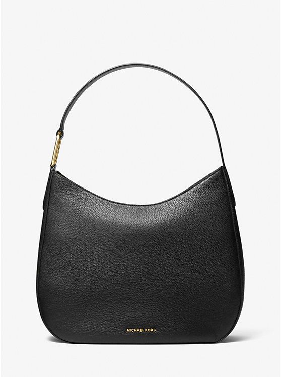 Kensington Large Pebbled Leather Hobo Shoulder Bag | Michael Kors US