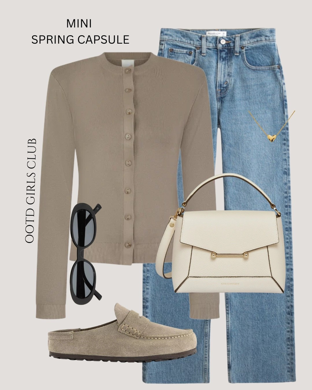 Neutral style outfit idea - Birkenstock Naples - @Strathberry @Maebe 

#LTKuk #LTKeurope #LTKspring