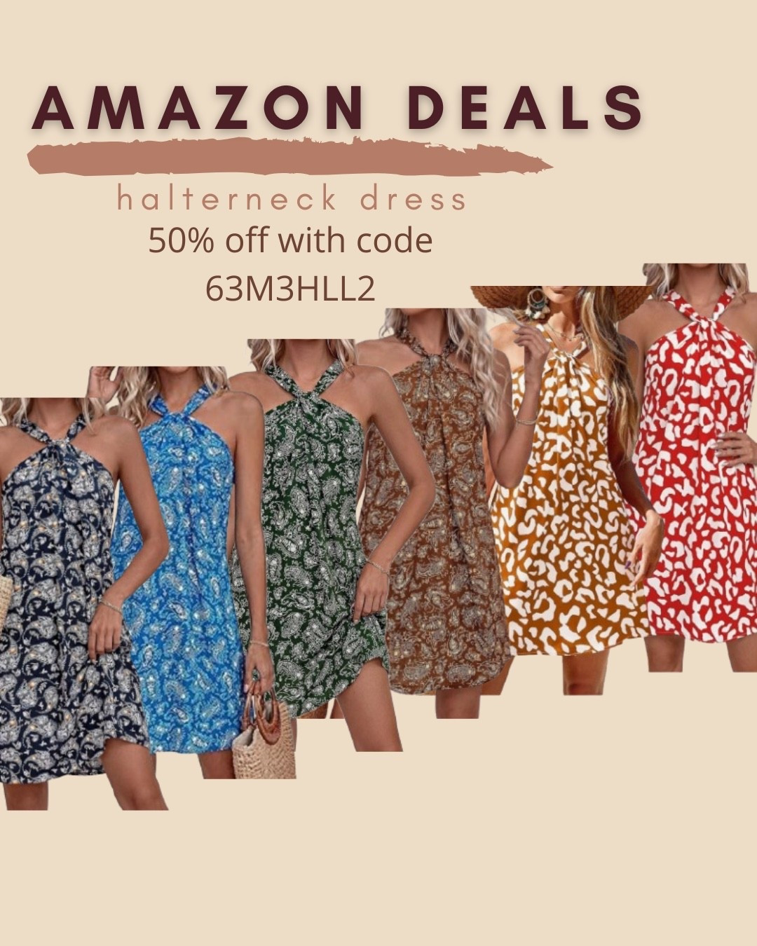 $14 ends 5/11

Amazon fashion
Amazon deals
Halter neck dress
Print dress
Beach dress
Summer dress

#LTKSaleAlert