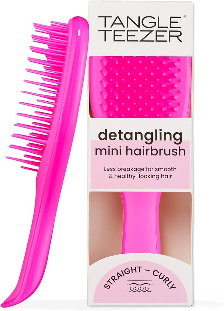 Tangle Teezer Ultimate Detangler Hairbrush, Eliminates Knots & Reduces Breakage, Mini Hair Brush ... | Amazon (US)