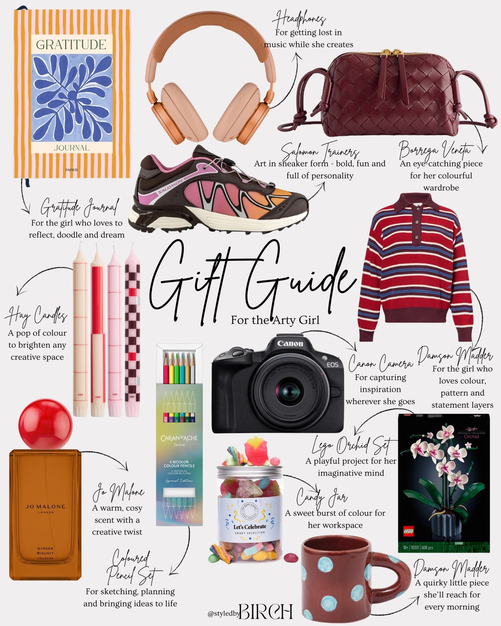 For the one who loves bold colours, sketches, paints and dreams. 🎨✨🧡