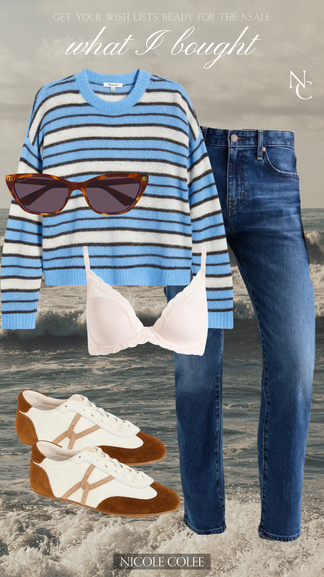 ✨ If cozy had a uniform... this would be it.

I couldn't resist this striped knit. It's soft, relaxed, and gives off that effortless coastal vibe I love. Paired with denim and sneakers, it's the kind of outfit I'll throw on for coffee runs, travel days, and weekend errands all season long.

Linked in my LTK! 🤍

#NSale #LTKFinds #CoastalStyle #NicoleColeeStyle 

 #LTKdayinmylife #LTKgrwm #LTKSaleAlert