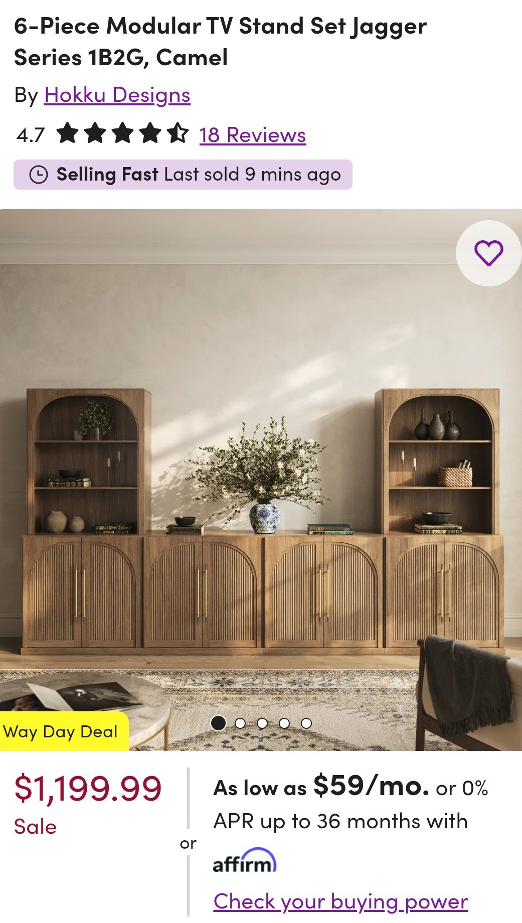 Last chance to shop Wayfair WayDay 🔥—ENDS TOMORROW! Score up to 80% OFF on viral TV consoles & sideboards ⚡ Perfect TV stands for 75–90 inch TVs are selling fast… limited stock, massive savings, shop NOW!#WayfairWayDay #WayDaySale #LastChanceDeals #FlashDeals #HugeDiscounts #UpTo80Off #TVConsole #TVStandSale #SideboardDeals #EntertainmentUnit #LivingRoomUpgrade #HomeInspo #TrendingFurniture #LimitedTime #SellingFast #ShopNow #FlatDeals #WayfairSavings #FurnitureSale #DecorDeals #USAFinds #InteriorStyle

#LTKSeasonal #LTKHome #LTKSaleAlert