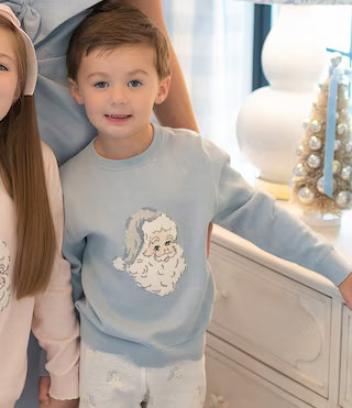 Edgehill Collection x The Broke Brooke Little Boys Jack Vintage Santa Sweater | Dillard's | Dillard's
