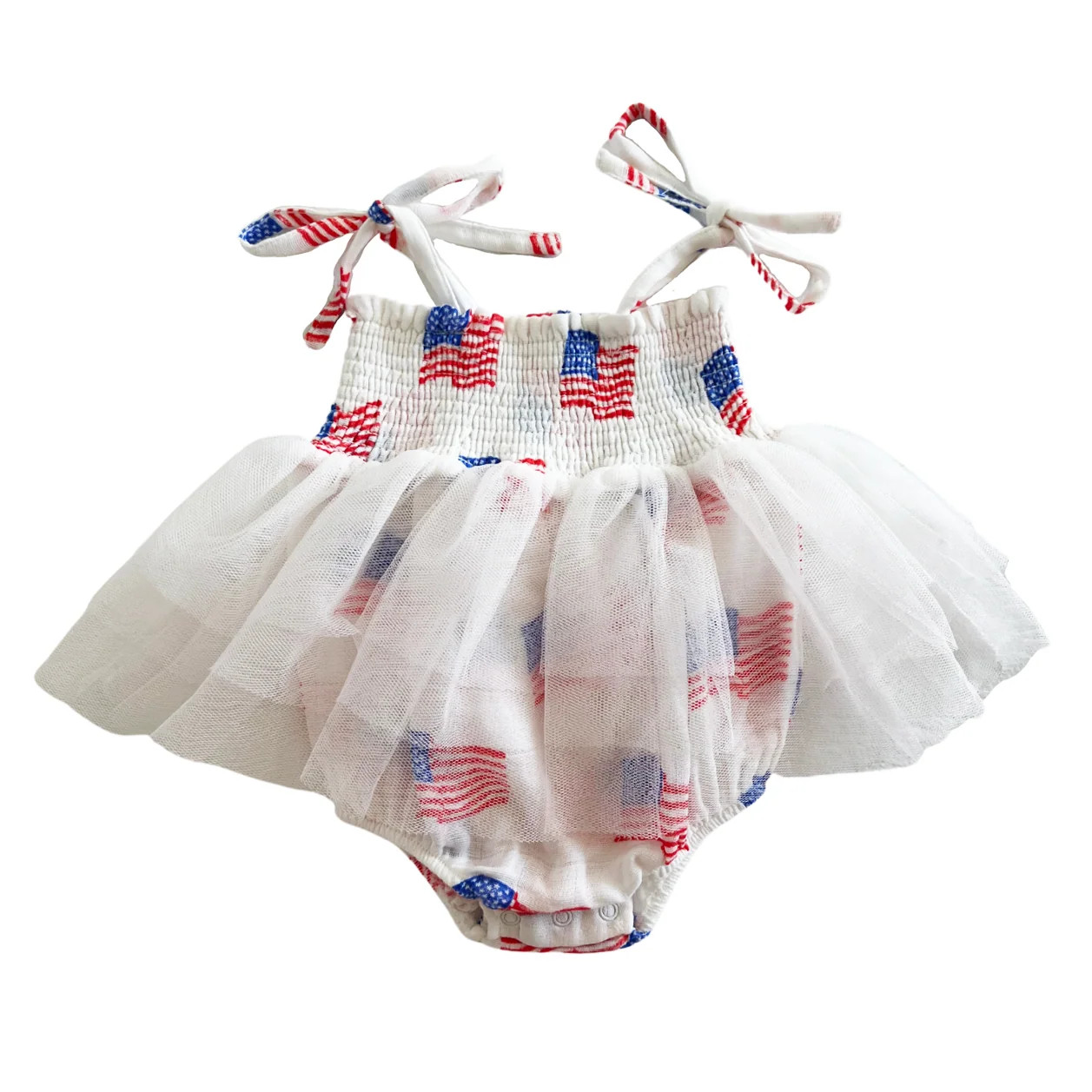 Muslin Tutu Bubble, American Flag | SpearmintLOVE