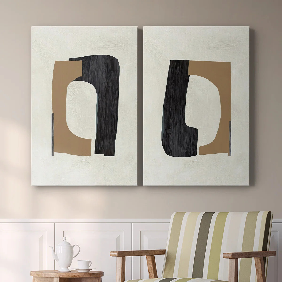 Cardboard Cutouts I-Premium Gallery Wrapped Canvas -Ready to Hang | Wayfair North America
