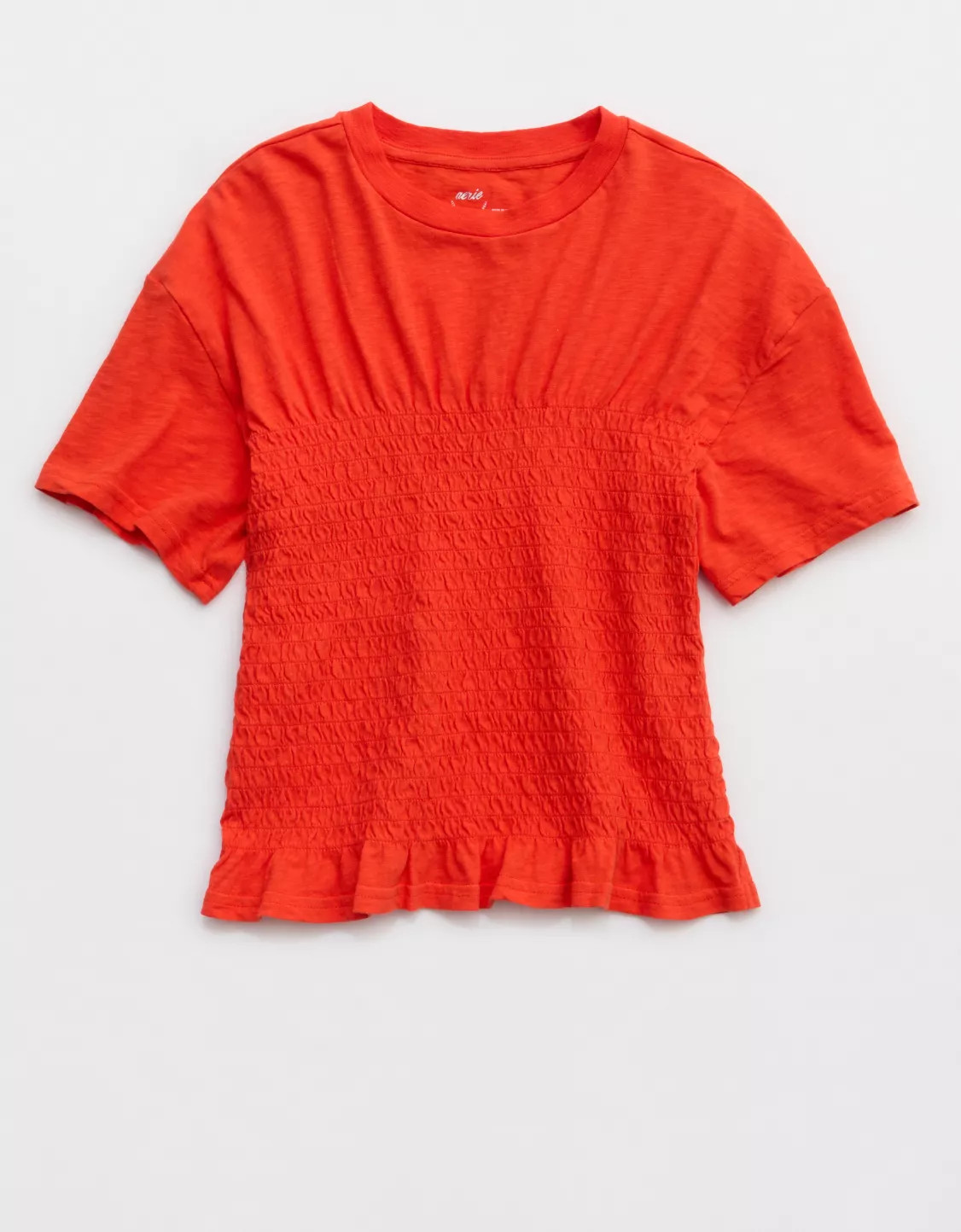 Aerie Smocked T-Shirt | Aerie