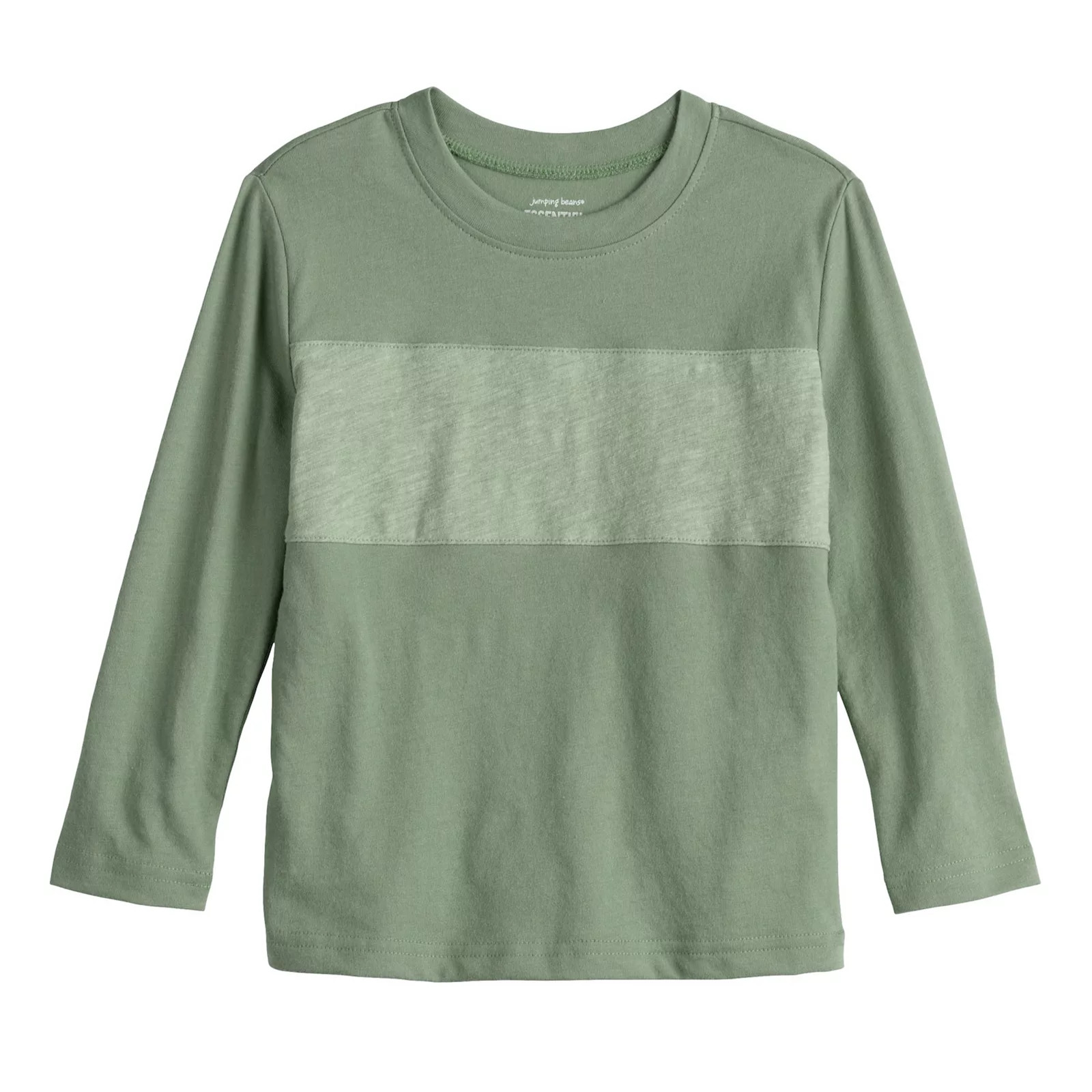 Baby & Toddler Boys Jumping Beans® Long Sleeve Essential Blocked Tee | Kohl's