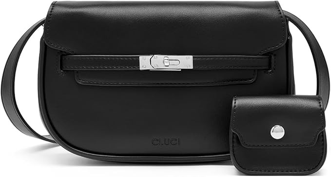 CLUCI Small Crossbody Purse for Women Compact Vegan Leather Purse with Multi Pockets Shoulder Han... | Amazon (US)