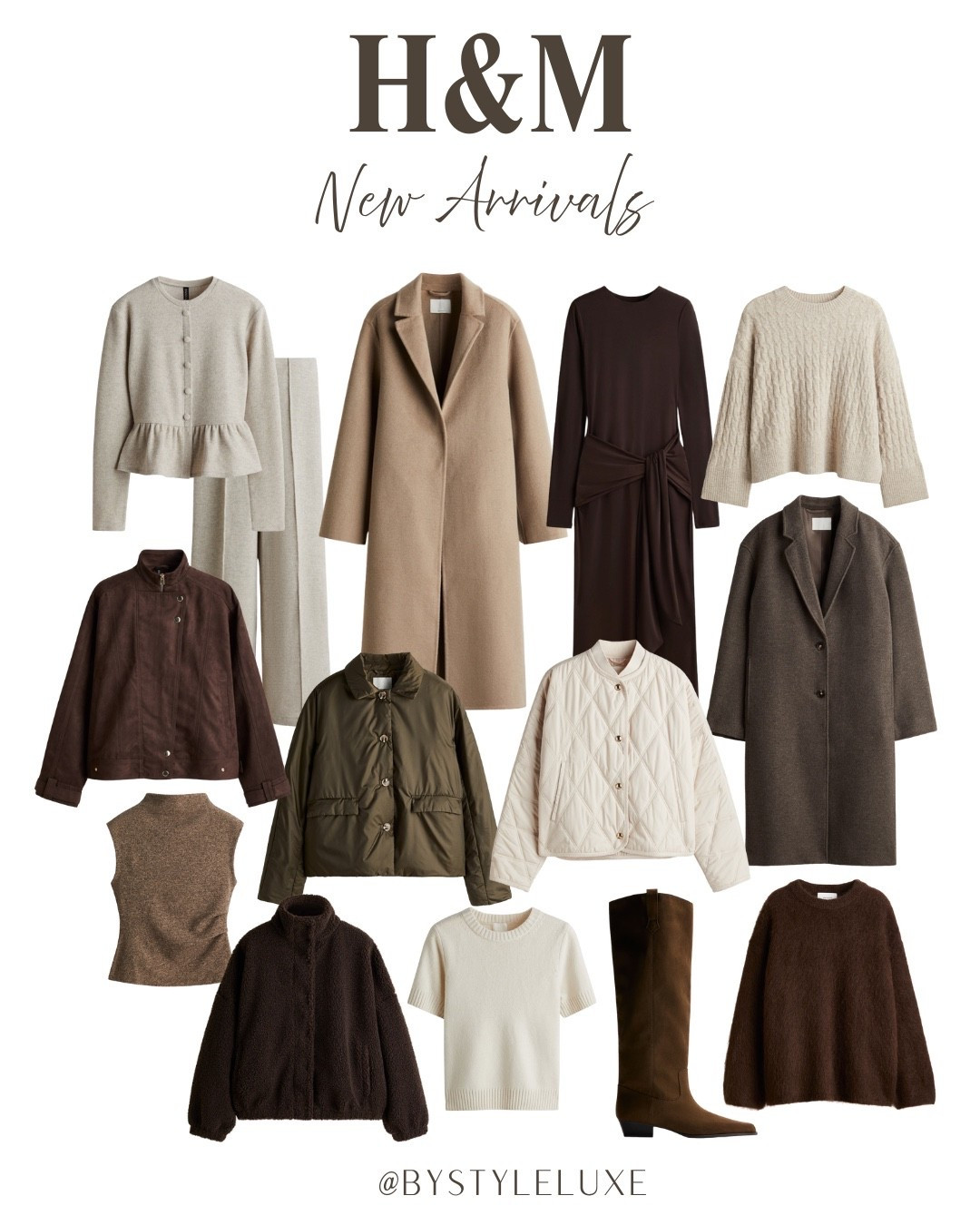 H&M New Arrivals - lots of new outerwear and gorgeous knits.
Today’s the last day for 15% off online! 

#autumn #coat #suede 

#LTKeurope #LTKuk #LTKautumn