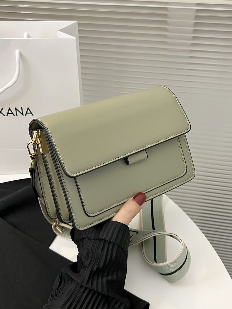 Quadratische Tasche mit Mini Klappe | SHEIN