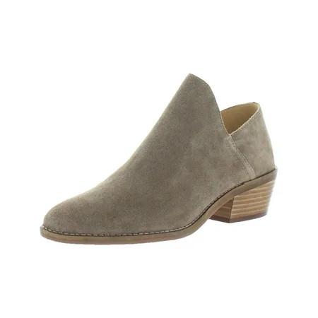 Lucky Brand Women s Fausst Stacked Heel Bootie Taupe Size 7 | Walmart (US)