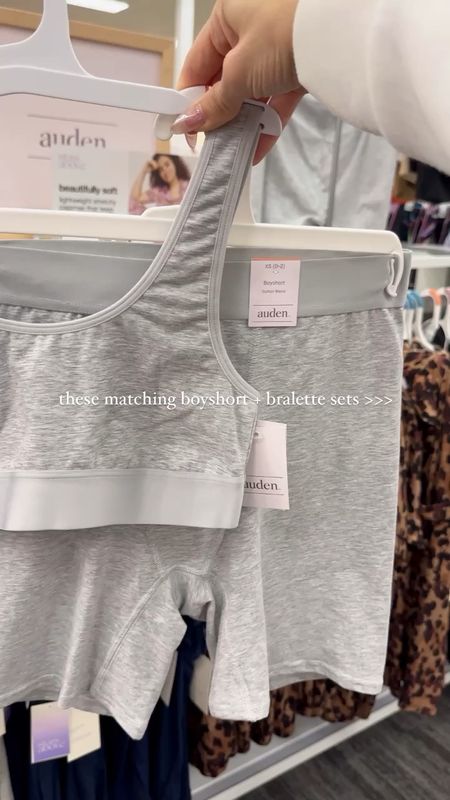 These matching bralette + boyfriend briefs are perfect to lounge around in 😍 I’m 5’2 | 112lbs & wear an XS in the briefs & sized up one to a small in the scoop bralette (usually an XS) but the bralette runs a tad small!

Loungewear, Comfy, Casual, Target Style 

#LTKU #LTKunder50 #LTKFind