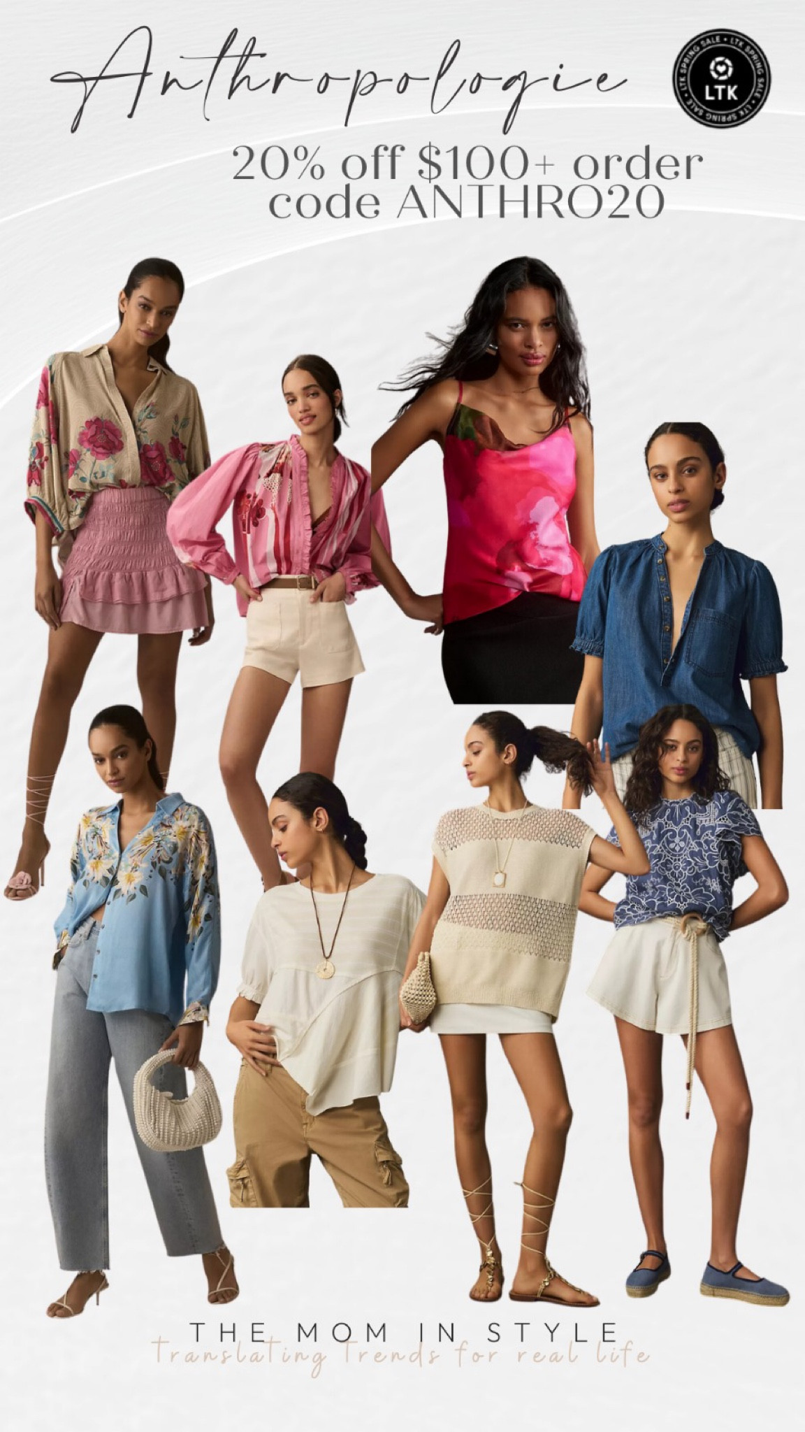 Anthropologie 20% off $100 order

#LTKfindsunder100 #LTKSpringSale #LTKfindsunder50