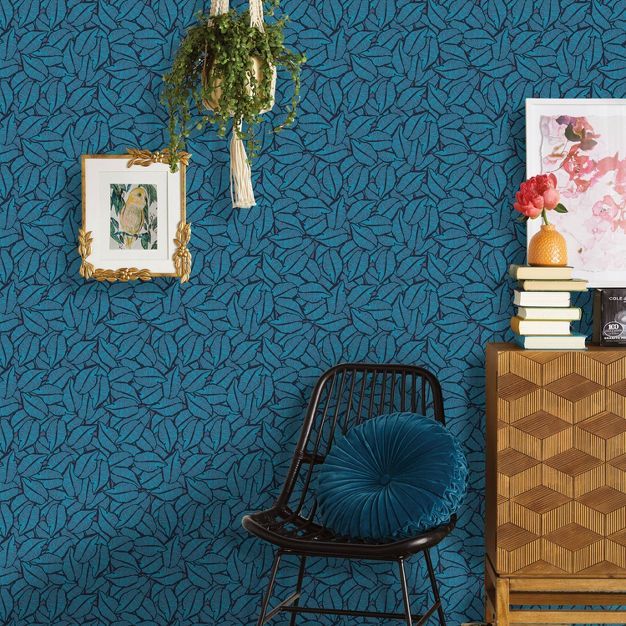 Layered Leaves Peel & Stick Wallpaper - Opalhouse™ | Target