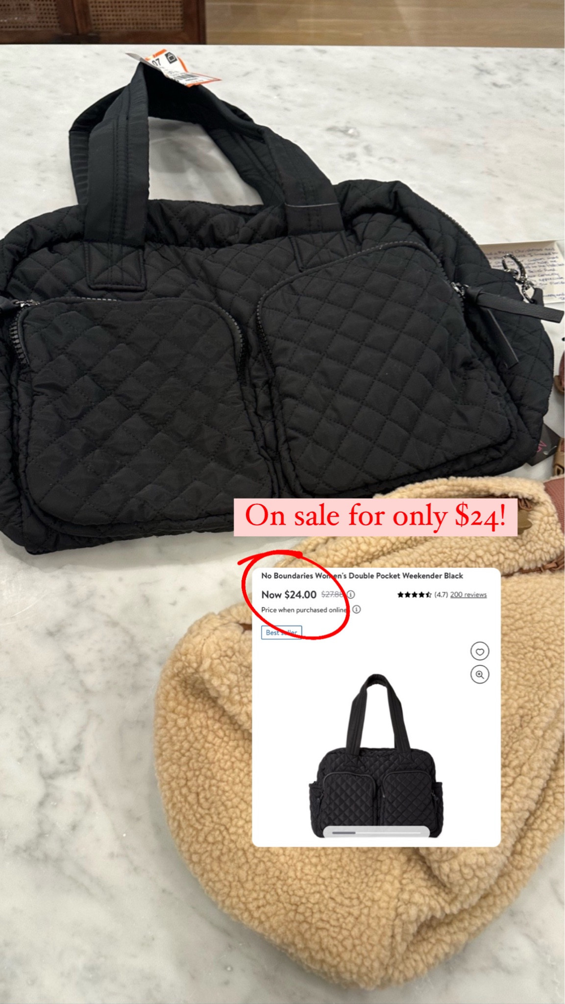 Walmart Weekender Tote on sale for $24

#LTKtravel #LTKunder50 #LTKsalealert