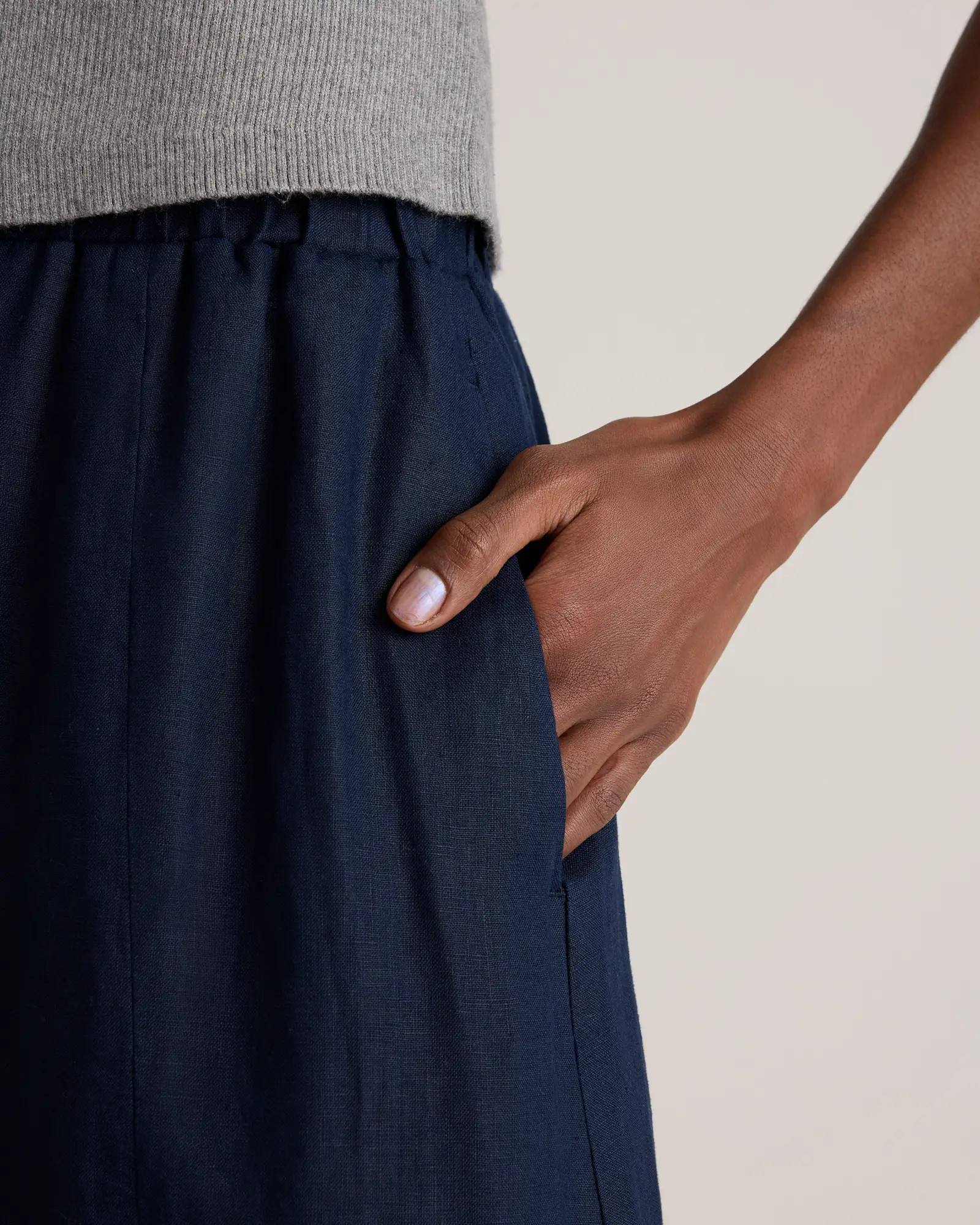 100% European Linen Maxi Skirt | Quince