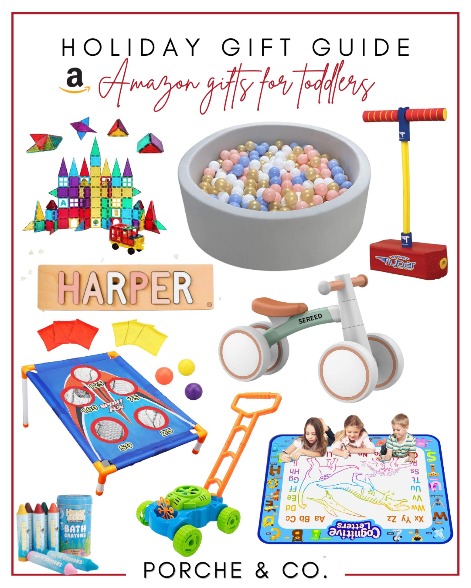 Gift guide for toddlers, Amazon gift guide, Amazon gifts, gifts for toddlers, gift ideas for toddlers #giftguide #giftsfortoddlers 

#LTKGiftGuide #LTKHoliday #LTKSeasonal