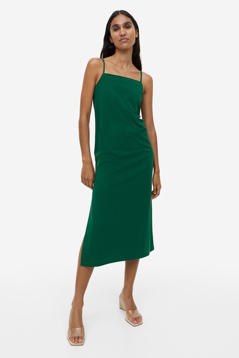 Tricot slip-in jurk | H&M (DE, AT, CH, NL, FI)