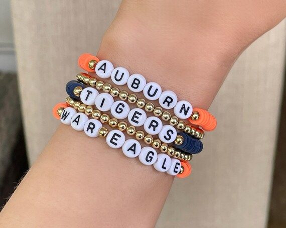 Auburn Graduation Gifts for Women Auburn Gameday Bracelet - Etsy | Etsy (US)