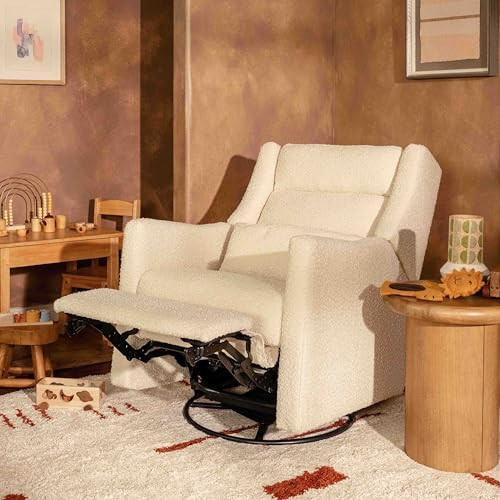 Babyletto Kiwi Plus Electric Power Recliner Chair for Adults with Headrest & USB Ports - Water & Stain Resistant Nursery Glider Rocking Chair - GREENGUARD Gold Certified 270° Swivel Glider Recliner | Amazon (US)