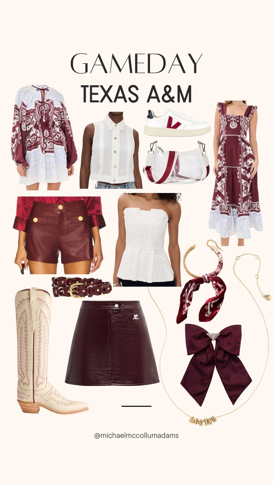 So many cute options for my Aggie friends! Looking forward to seeing Texas play Texas A&M in Austin this year 

#LTKStyleTip #LTKSeasonal #LTKU