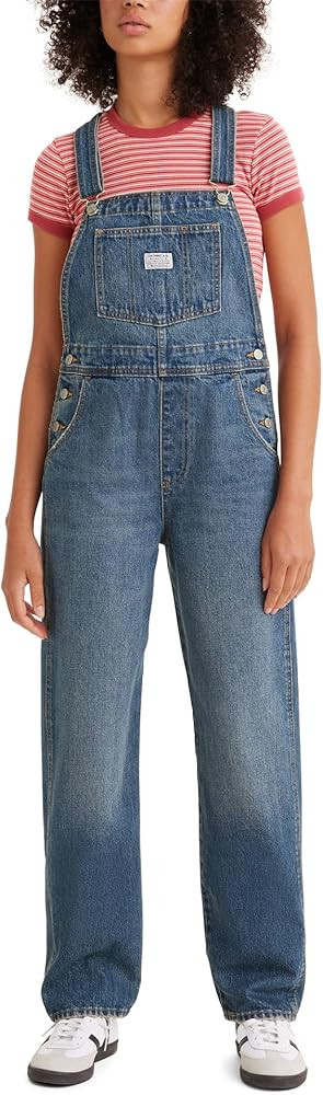 Levi's womens Premium Vintage Shortalls | Amazon (US)