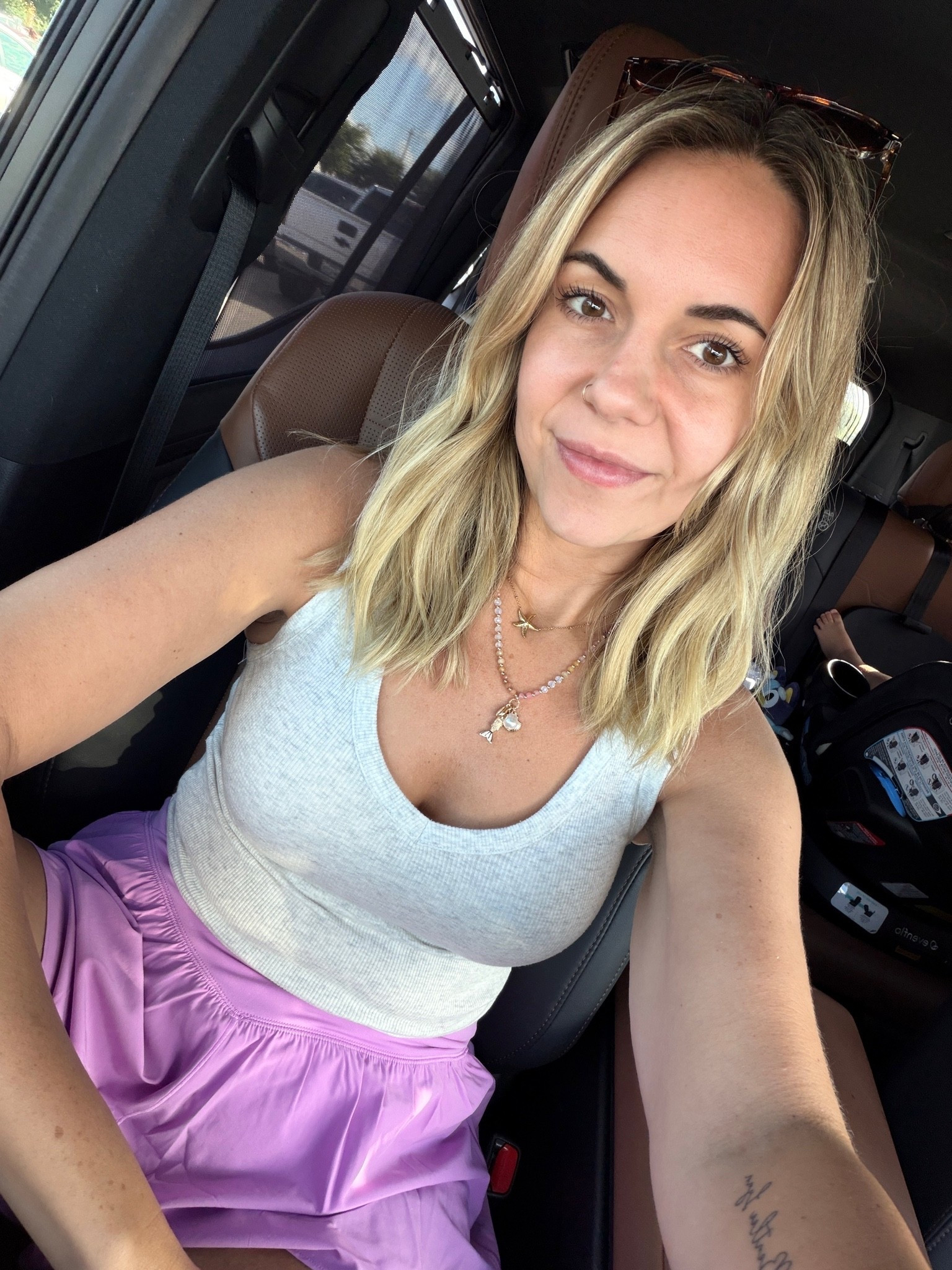 I always size up to medium in AE tanks! This one is my fave and it’s SO soft. I also size up in the shorts to medium for length.

#LTKootd #LTKdayinmylife #LTKActive