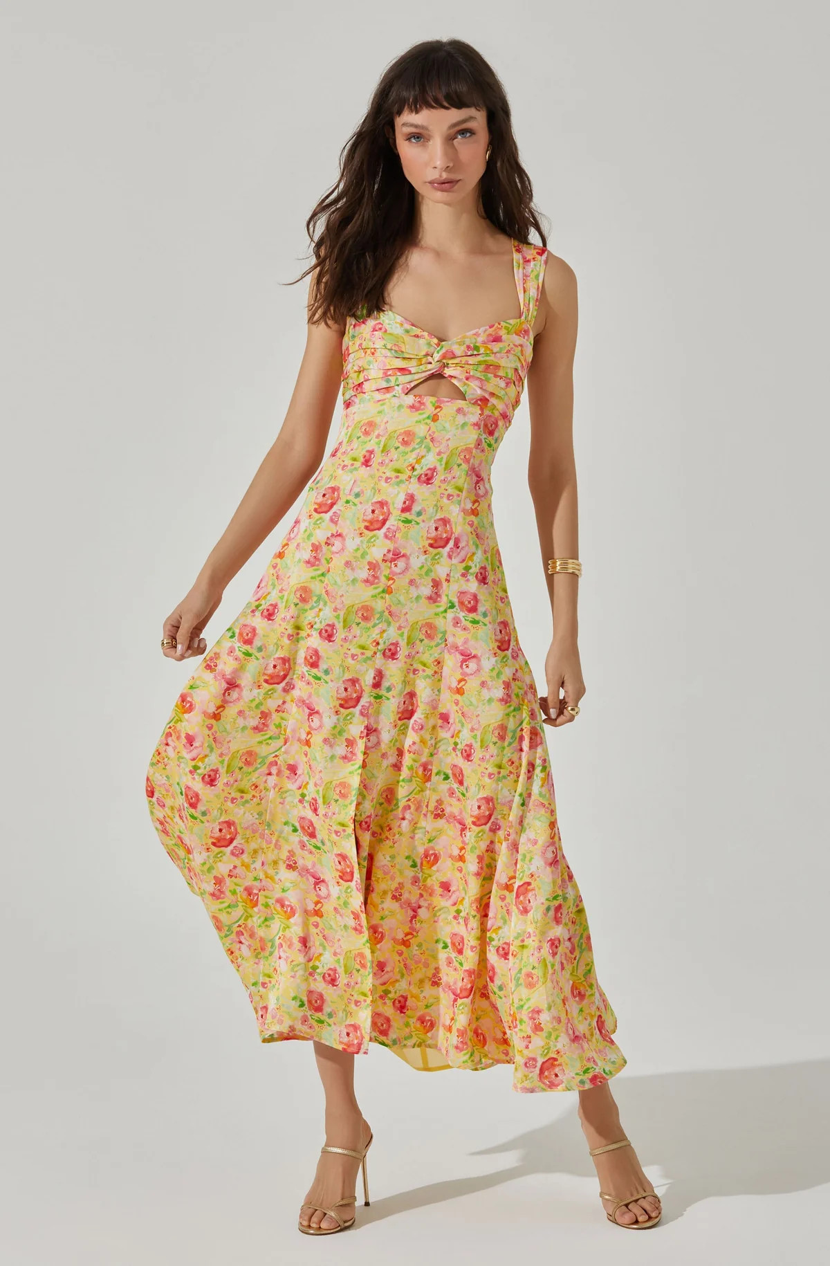 Twist Bust Midi Dress | ASTR The Label (US)