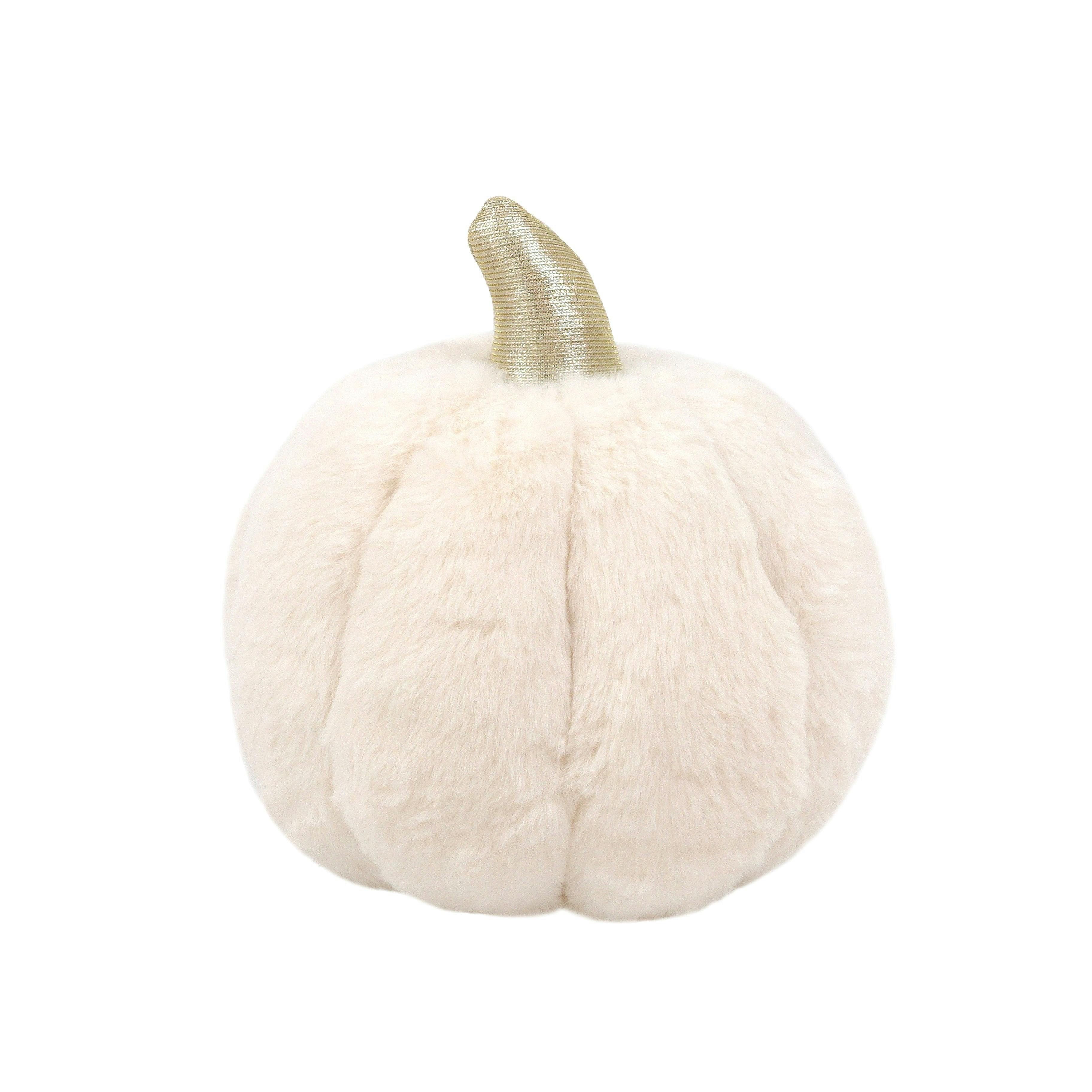 Plush Pumpkin - White | Maisonette