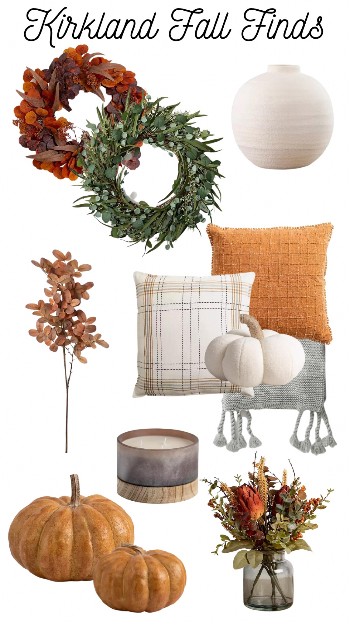 Kirkland’s fall finds.  Home decor. Fall decor.  Wreaths, pillows, candles, florals, vases and more.   

#LTKFind #LTKhome #LTKSeasonal