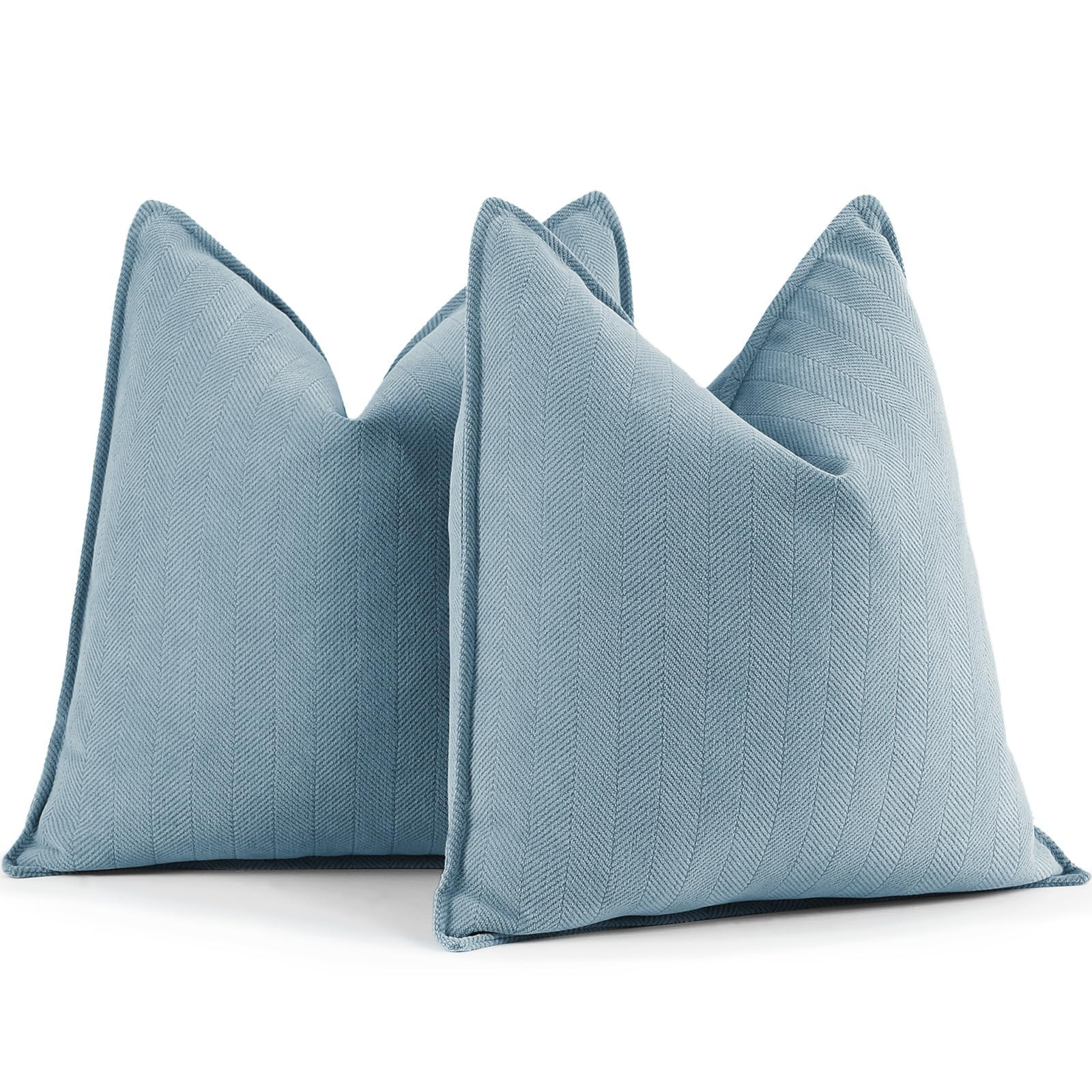 ZWJD Pillow Covers 18x18 Set of 2 Chenille Throw Pillow Covers with Elegant Design Soft and Luxur... | Amazon (CA)