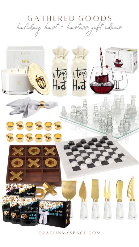 The holidays are upon us, and if you’re not the one hosting this year, it might be a thoughtful gesture to bring the host a gift! Check out these ideas like marble checker set, glass chess, luxe candle, wine glasses, gourmet popcorn and more!

#LTKHoliday #LTKunder100 #LTKhome