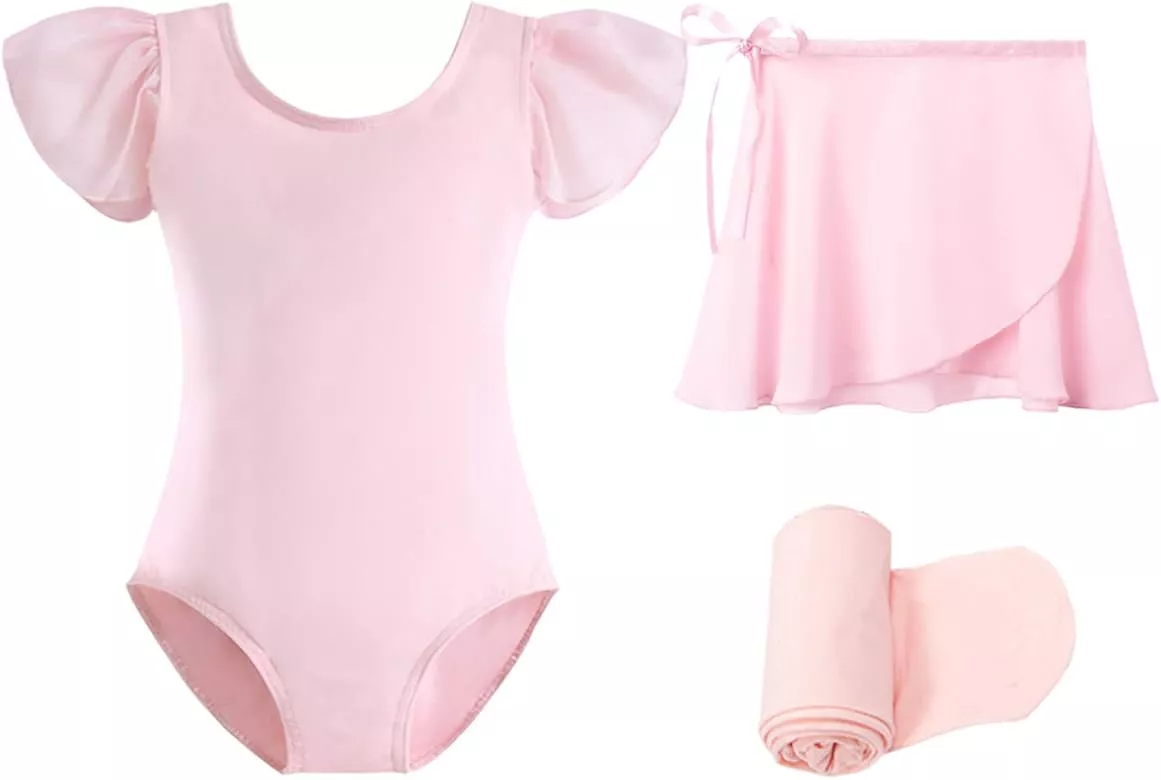 MdnMd Toddler Girls' Pink Ballet Dance Lace Leotard for Gymnastic Bodysuit  (Ballet Pink, Age 2-4 / 2t,3t) : : Clothing, Shoes & Accessories