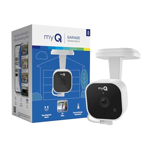 myQ Garage Plug-in Camera Gen 2 \u2013 2K Smart Wi-Fi Garage Camera with Night Vision, Wide-Angle... | Amazon (US)